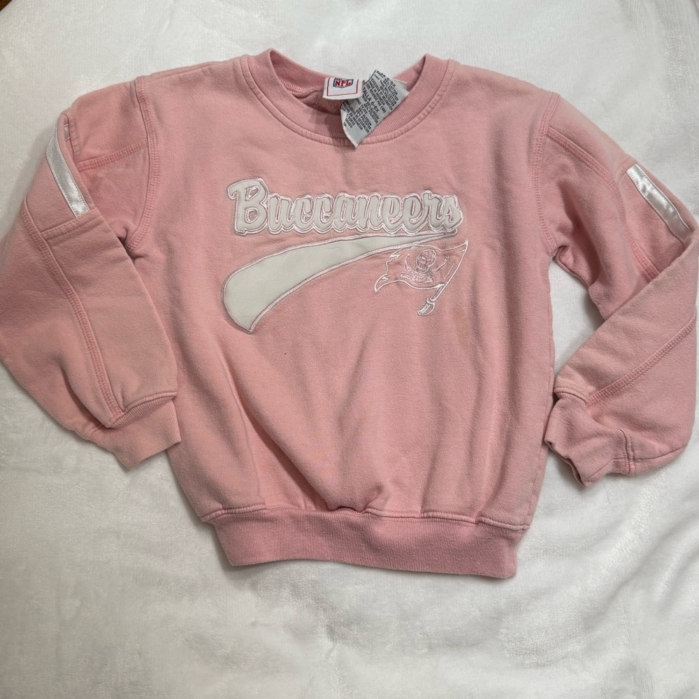 NFL Pink Sweatshirt with Logo for girls